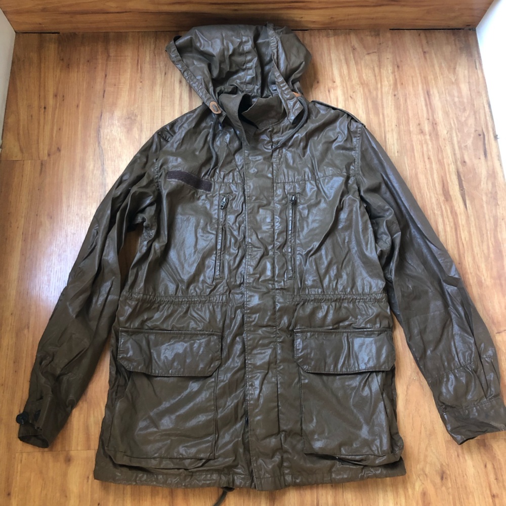 French Connection Olive Hooded Jacket